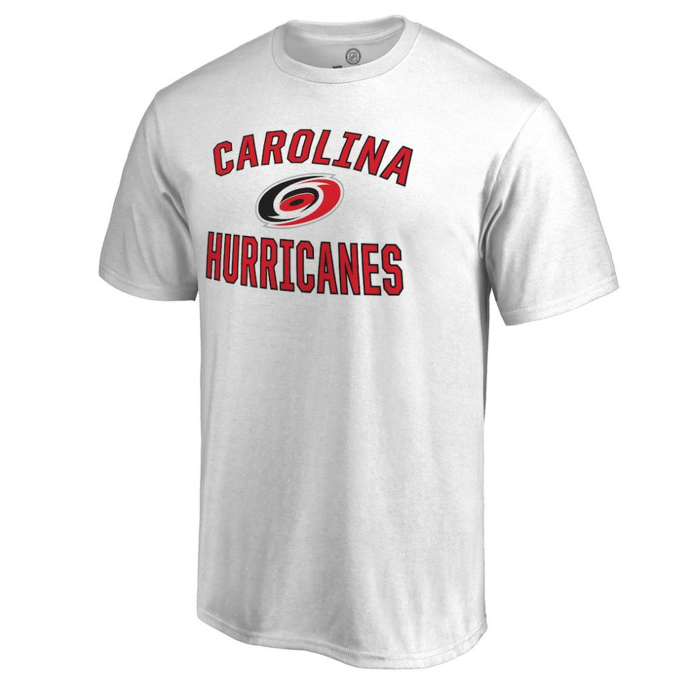 NHL White Carolina Hurricanes Victory Arch T-Shirt