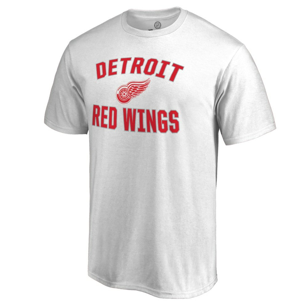 NHL White Detroit Red Wings Victory Arch T-Shirt