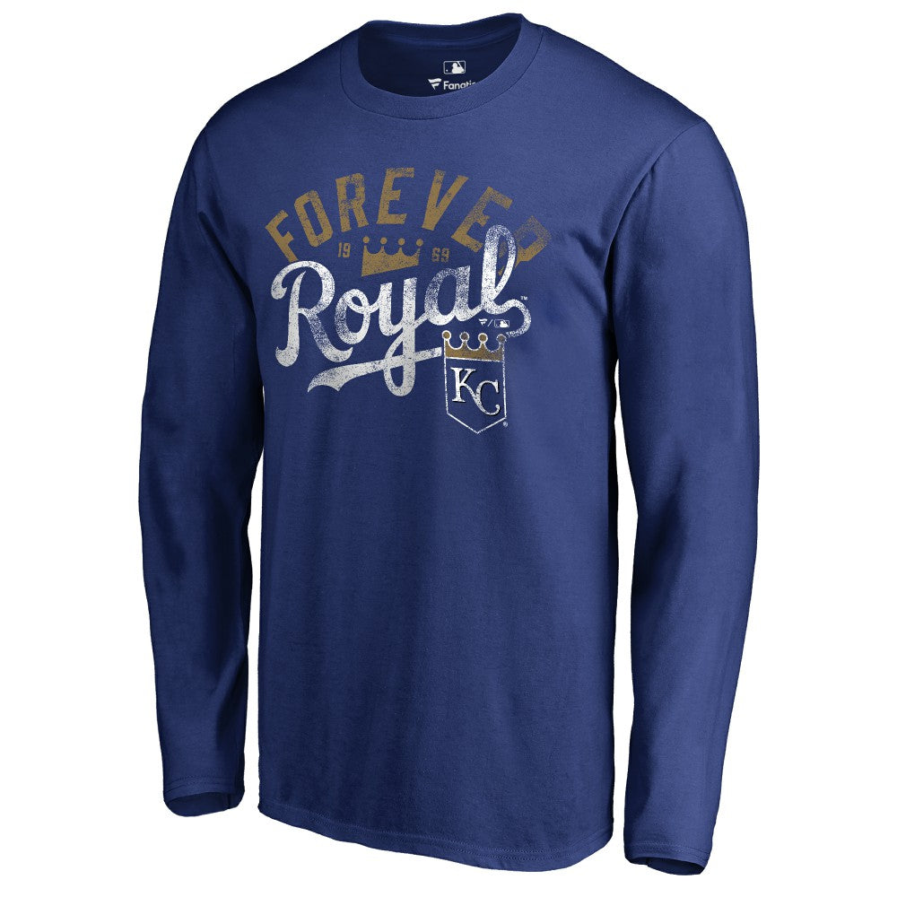 MLB Kansas City Royals Hometown Collection Forever Royal Long Sleeve T-Shirt