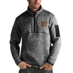 MLB San Francisco Giants Antigua Fortune Half-Zip Sweater