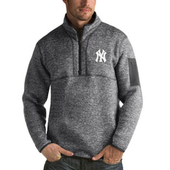 MLB New York Yankees Antigua Fortune Half-Zip Sweater