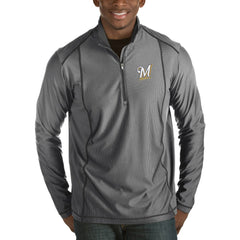 MLB Milwaukee Brewers Antigua Tempo Half-Zip Pullover Jacket