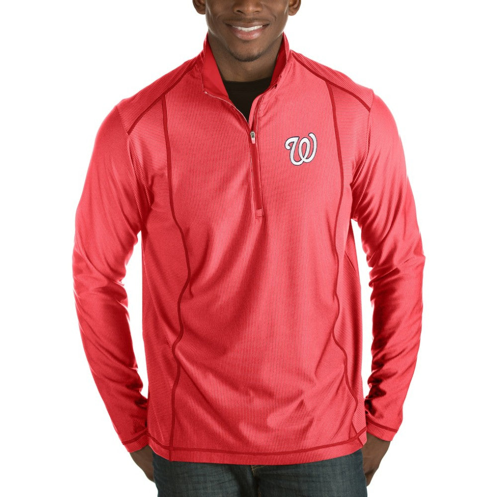 MLB Washington Nationals Antigua Tempo Half-Zip Pullover Jacket