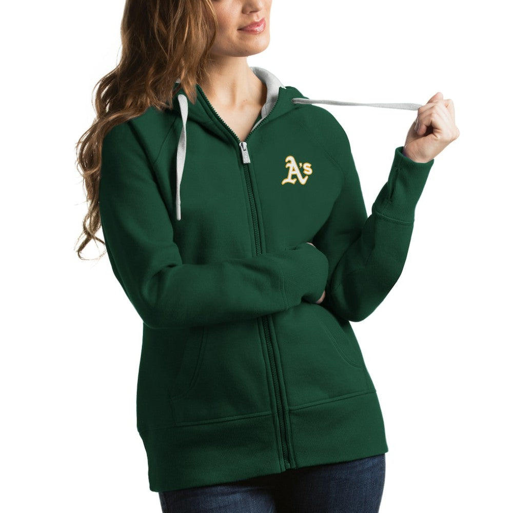 MLB Athletics Antigua Women's Victory Full-Zip Hoodie