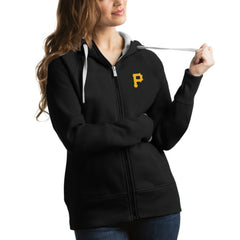 MLB Pittsburgh Pirates Antigua Women's Victory Full-Zip Hoodie