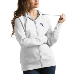 MLB Kansas City Royals Antigua Women's Victory Full-Zip Hoodie