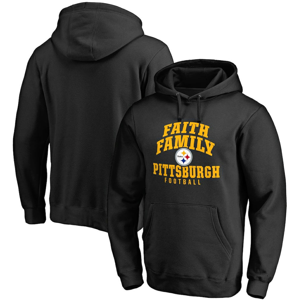 Faith Family Pullover Hoodie - Pittsburgh Steelers