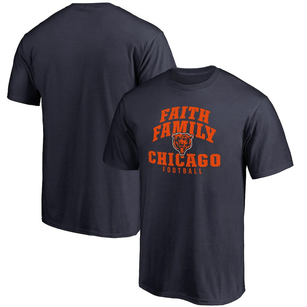 Faith Family T-Shirt - Chicago Bears