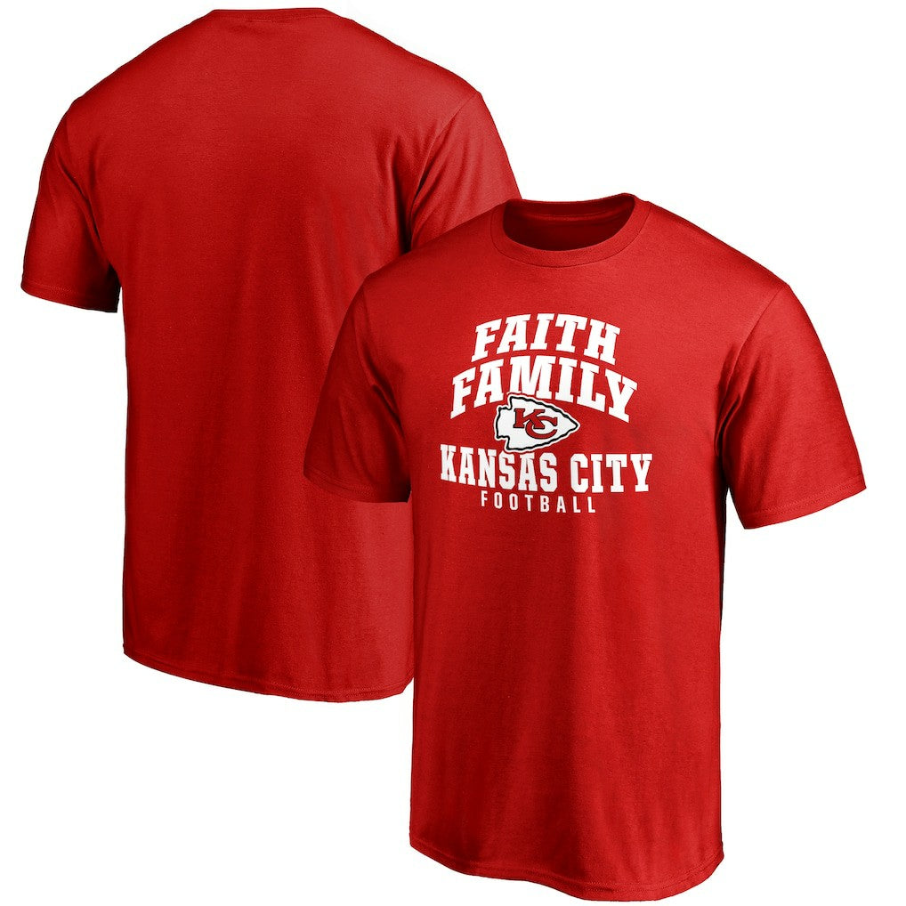 Faith Family T-Shirt - Kansas City Chiefs