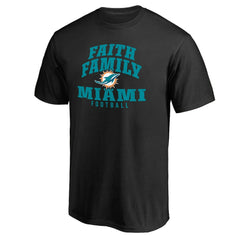 Faith Family T-Shirt - Miami Dolphins