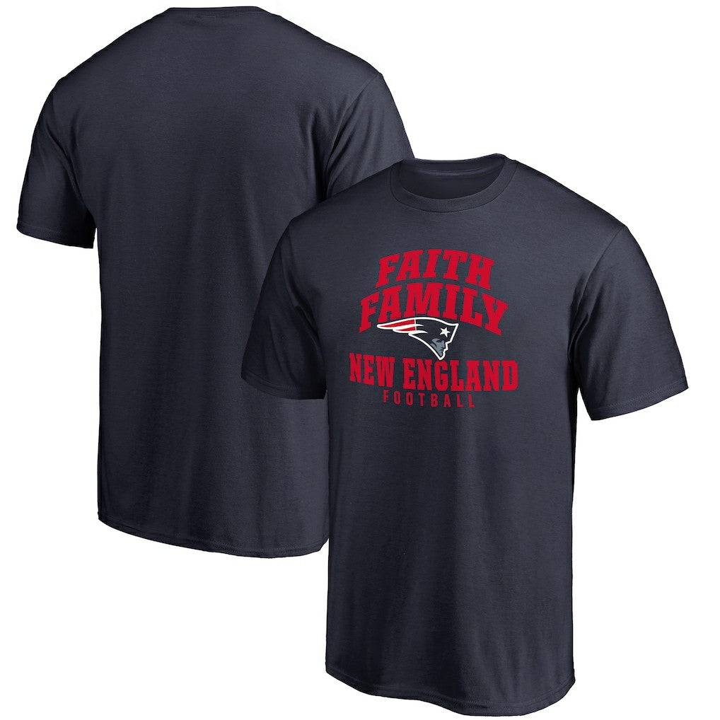 Faith Family T-Shirt - New England Patriots