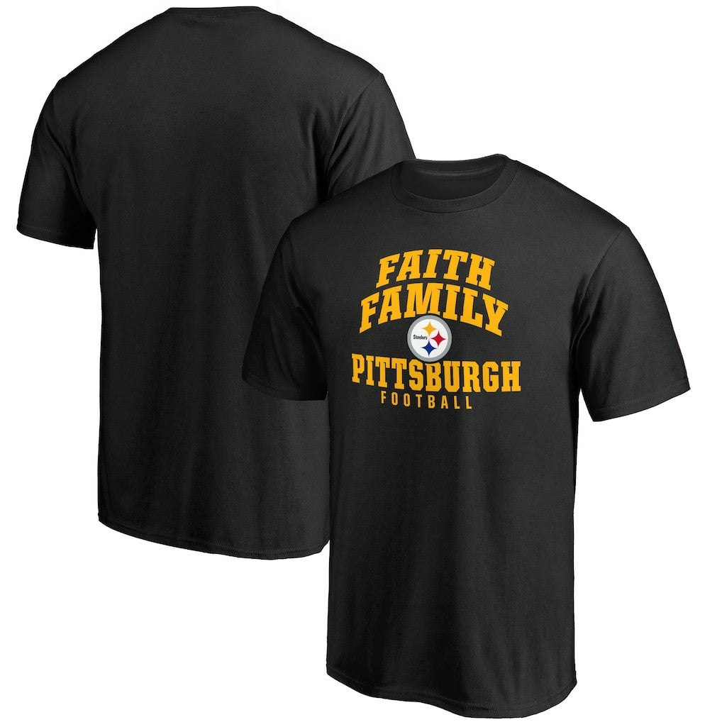 Faith Family T-Shirt - Pittsburgh Steelers