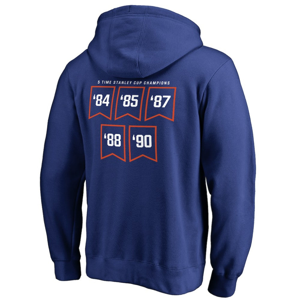 NHL Royal Edmonton Oilers Raise the Banner Pullover Hoodie