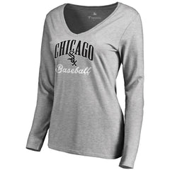 MLB Chicago White Sox Women's Victory Script Long Sleeve T-Shirt