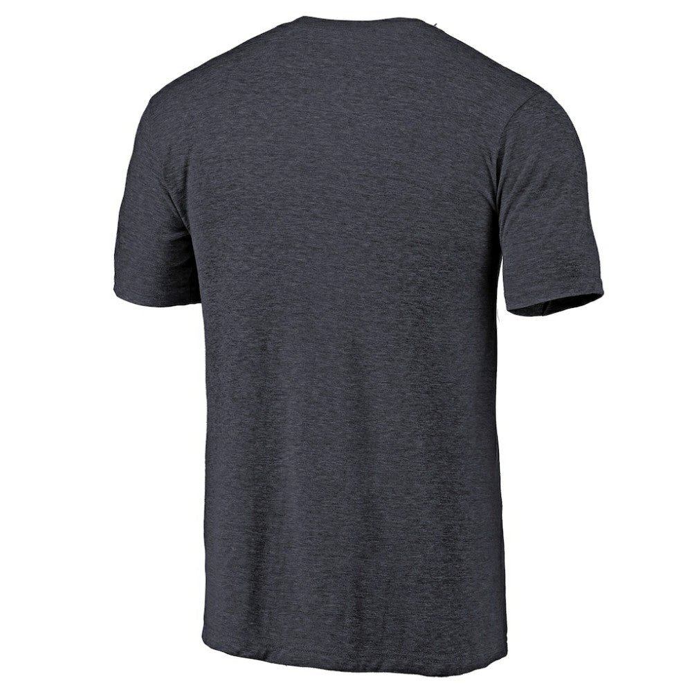 NHL Navy Colorado Avalanche Distressed Team Primary Logo Tri-Blend T-Shirt