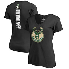 NBA Giannis Antetokounmpo Milwaukee Bucks Women's Backer T-Shirt