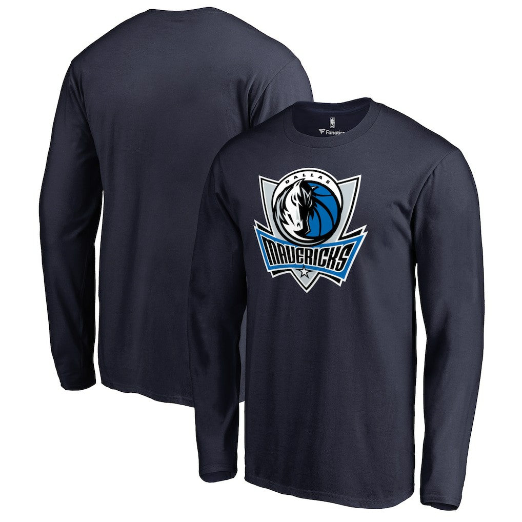NBA Dallas Mavericks Primary Logo Long Sleeve T-Shirt sale