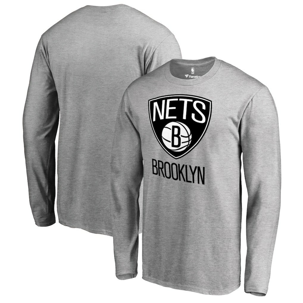 NBA Brooklyn Nets Primary Logo Long Sleeve T-Shirt
