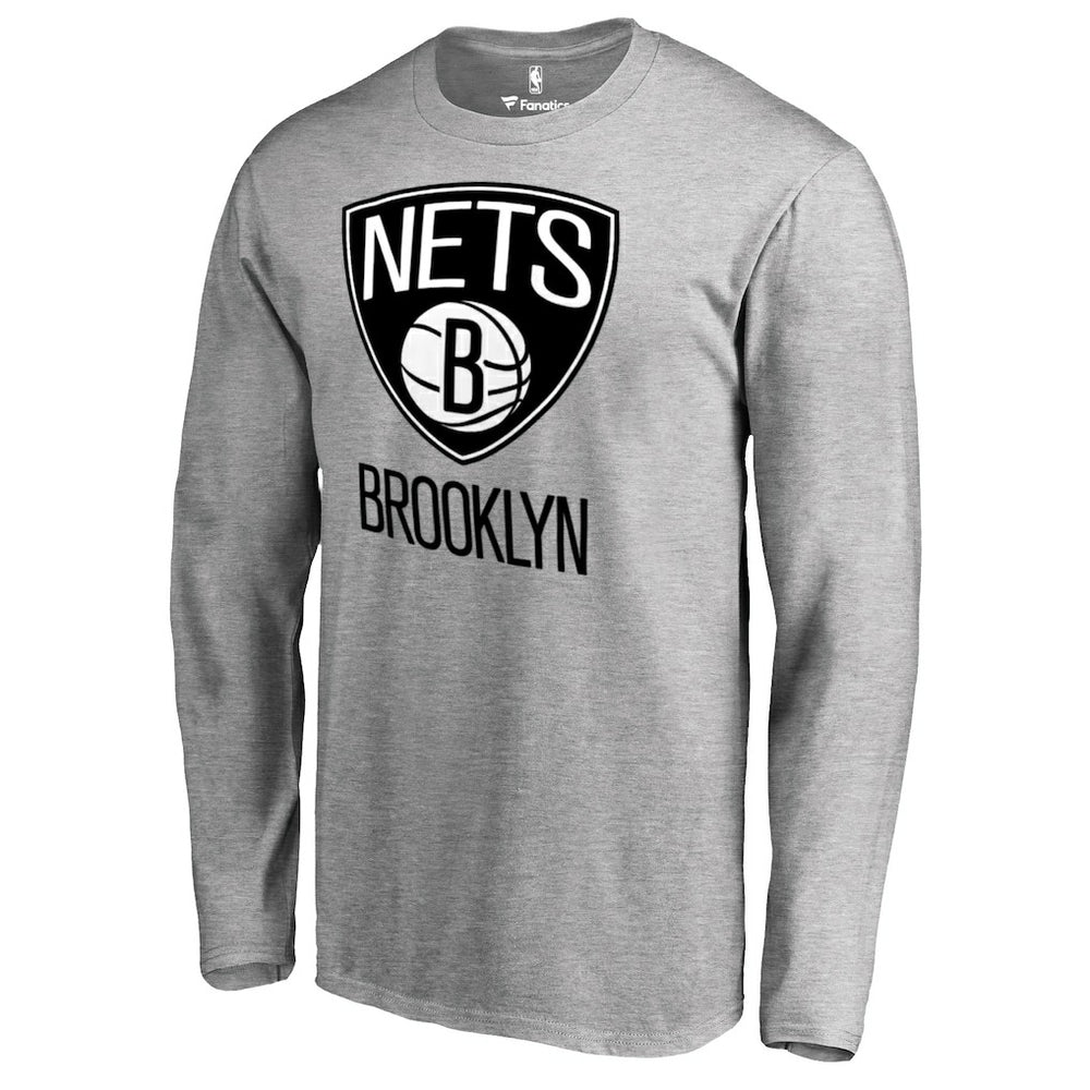 NBA Brooklyn Nets Primary Logo Long Sleeve T-Shirt