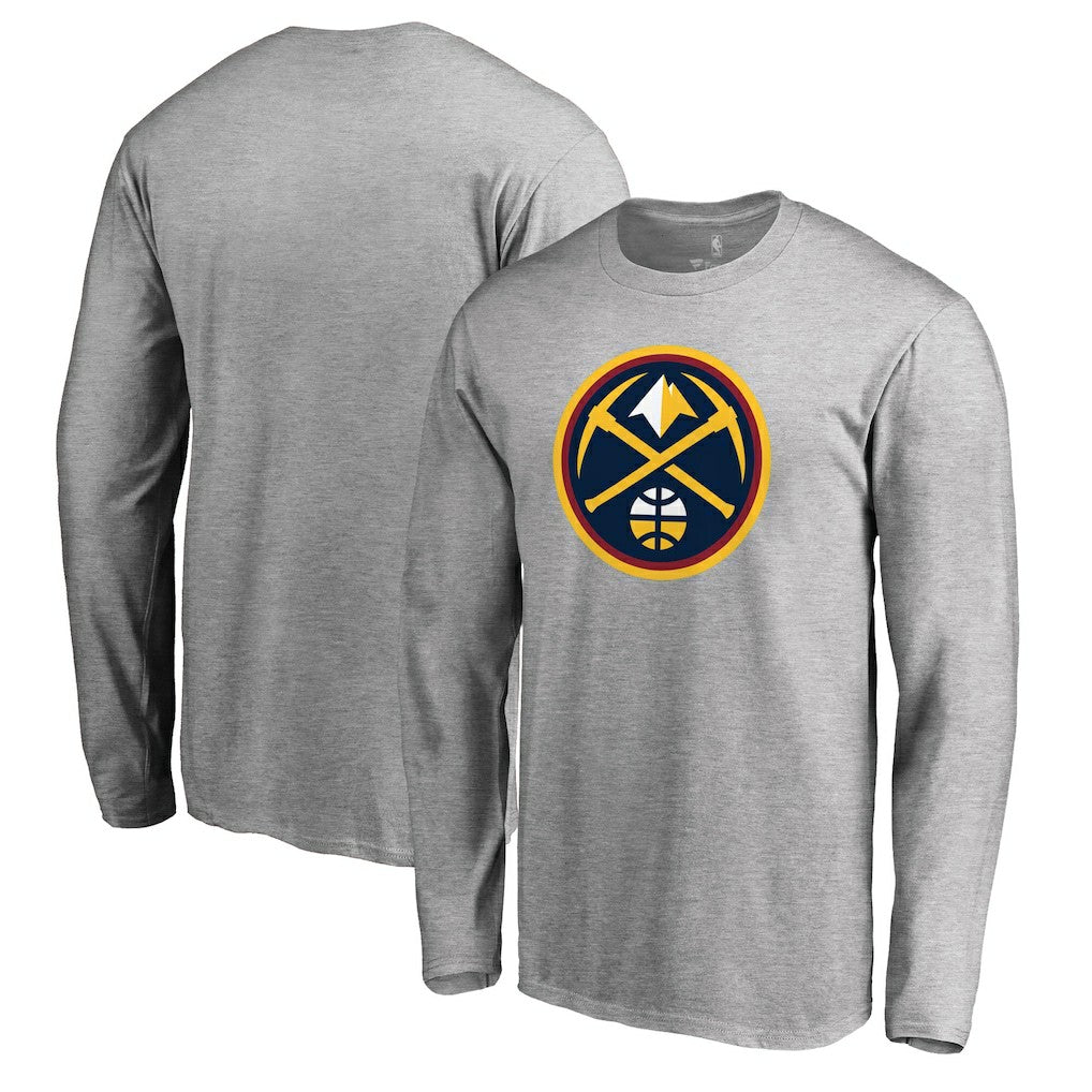 NBA Denver Nuggets Primary Logo Long Sleeve T-Shirt sale