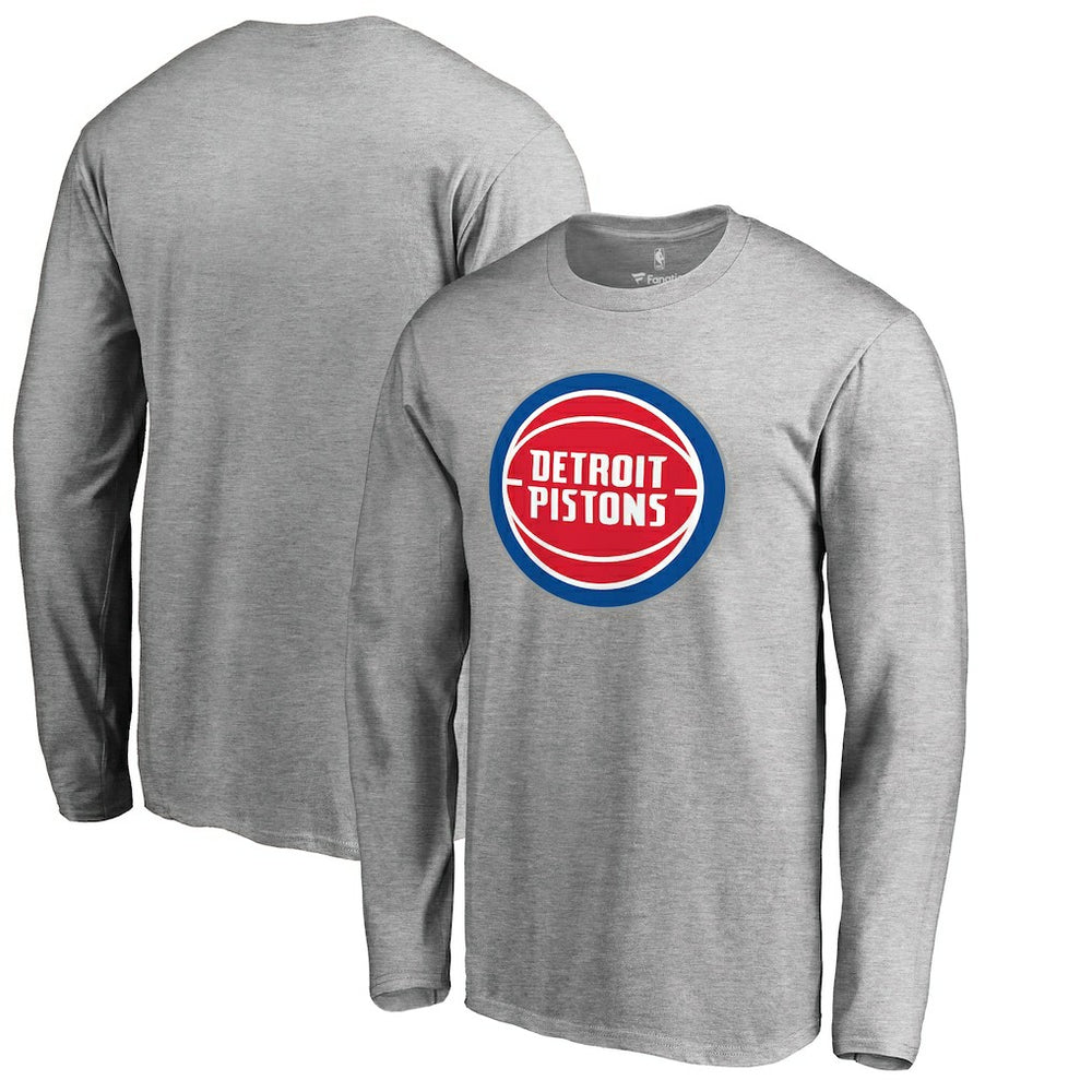 NBA Detroit Pistons Primary Logo Long Sleeve T-Shirt sale
