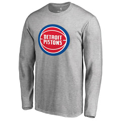 NBA Detroit Pistons Primary Logo Long Sleeve T-Shirt sale