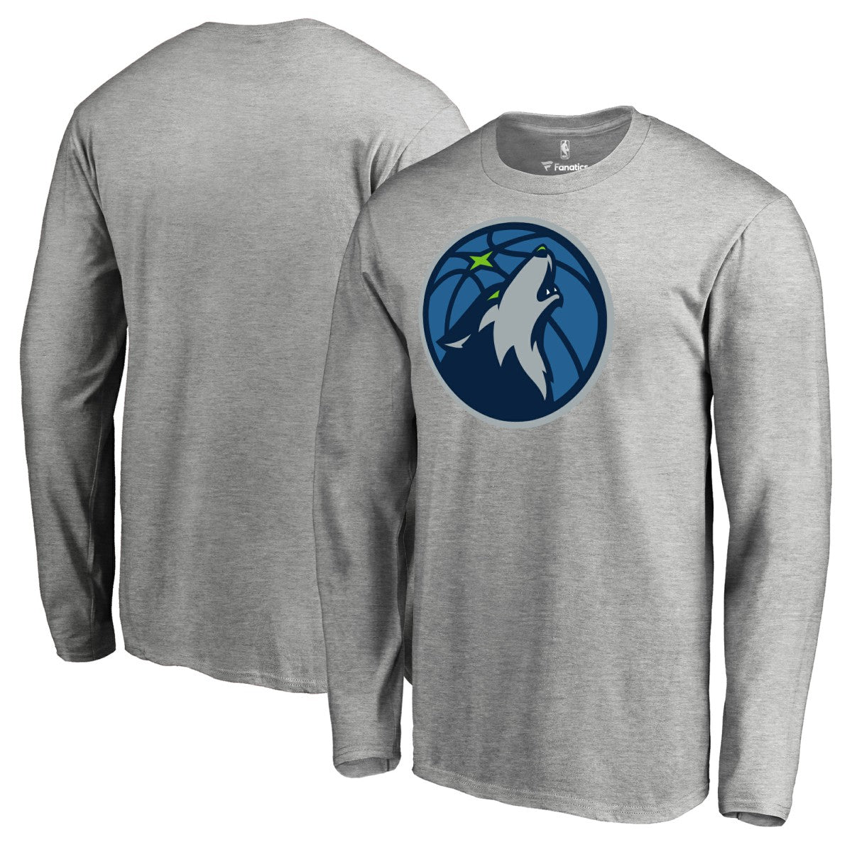 NBA Minnesota Timberwolves Primary Logo Long Sleeve T-Shirt