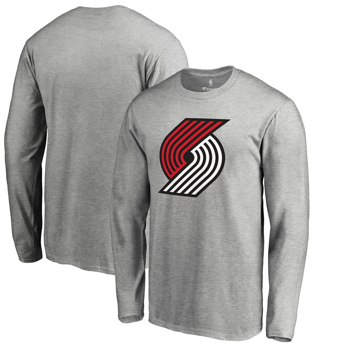 NBA Portland Trail Blazers Primary Logo Long Sleeve T-Shirt