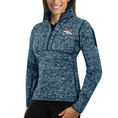 Antigua Women's Fortune Half-Zip Sweater - Denver Broncos