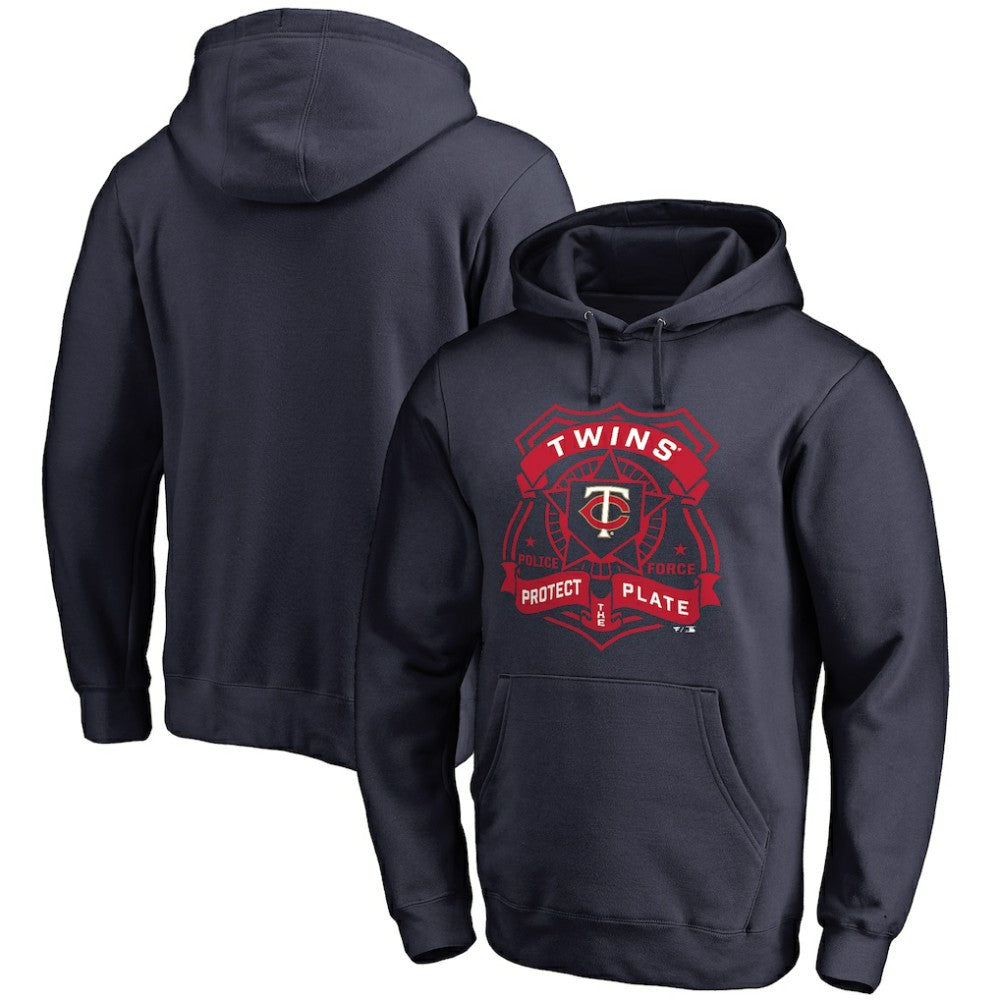 MLB Minnesota Twins Police Badge Pullover Hoodie