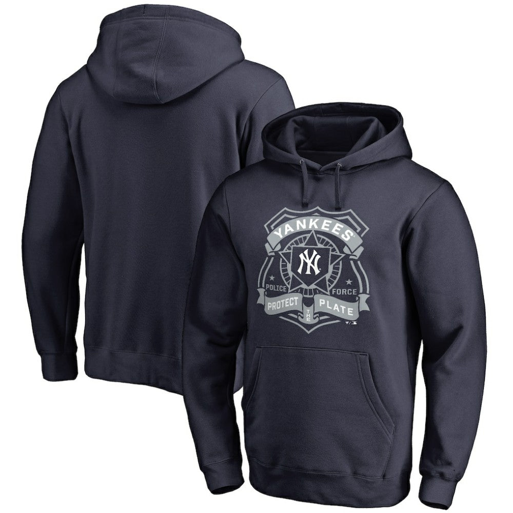 MLB New York Yankees Police Badge Pullover Hoodie