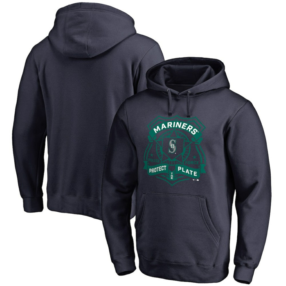 MLB Seattle Mariners Police Badge Pullover Hoodie