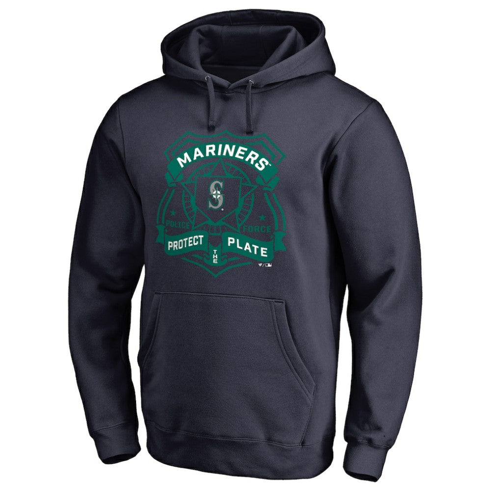 MLB Seattle Mariners Police Badge Pullover Hoodie