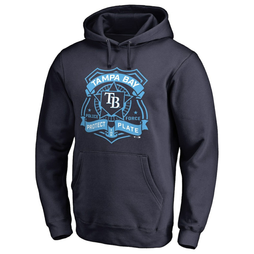 MLB Tampa Bay Rays Police Badge Pullover Hoodie