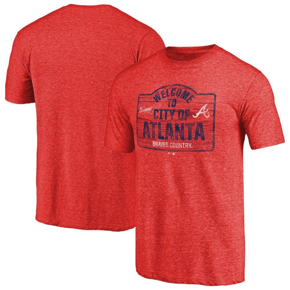 MLB Atlanta Braves Welcome to Atlanta Hometown Tri-Blend T-Shirt