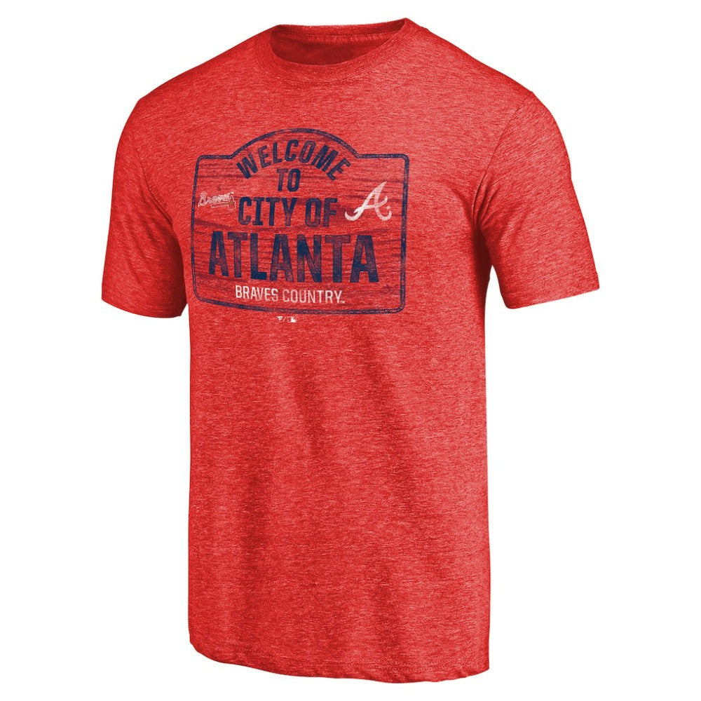 MLB Atlanta Braves Welcome to Atlanta Hometown Tri-Blend T-Shirt