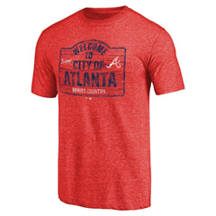 MLB Atlanta Braves Welcome to Atlanta Hometown Tri-Blend T-Shirt