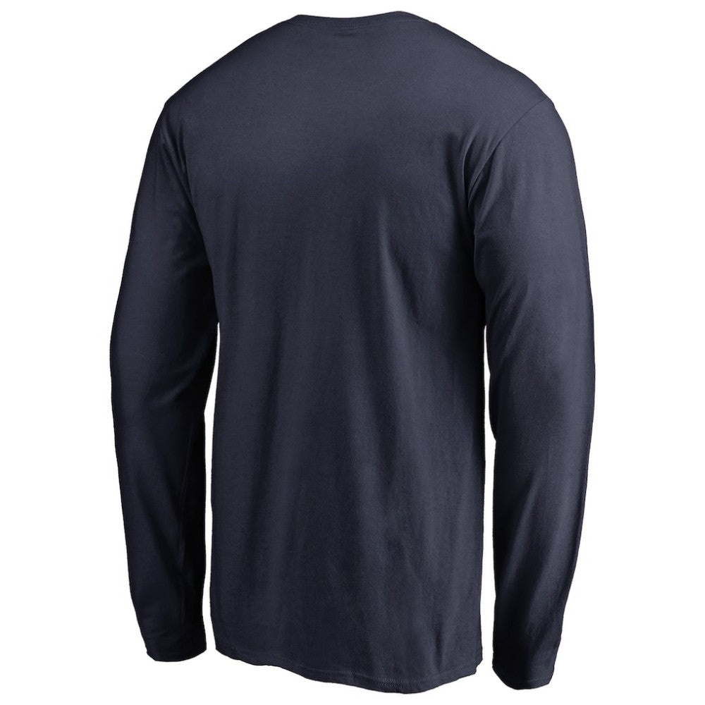 NHL Navy Colorado Avalanche Team Lockup Long Sleeve T-Shirt