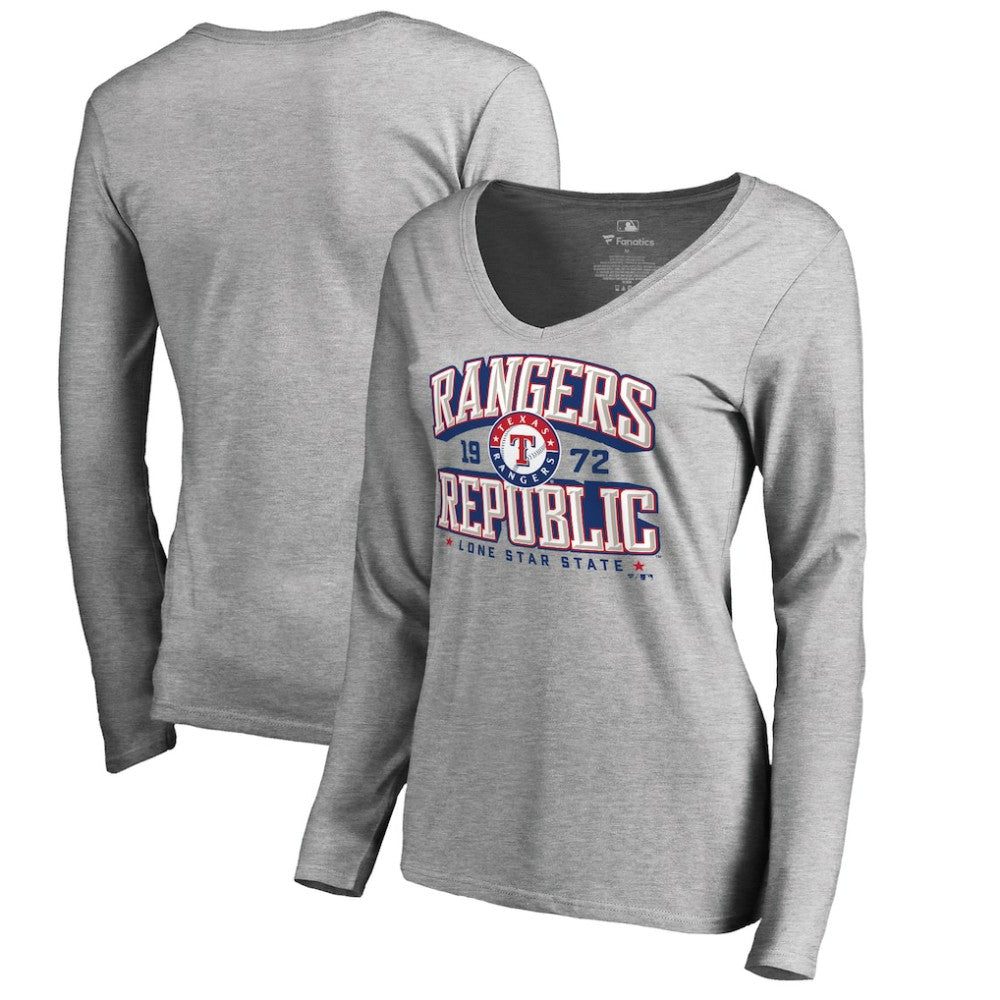 MLB Texas Rangers Women's Rangers Republic Hometown Long Sleeve T-Shirt