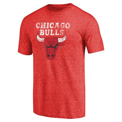 NBA Chicago Bulls Distressed Team Logo Tri-Blend T-Shirt sale