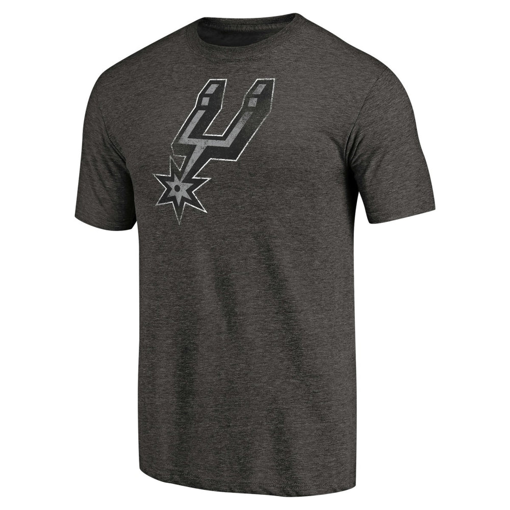 NBA San Antonio Spurs Distressed Team Logo Tri-Blend T-Shirt