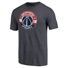 NBA Washington Wizards Distressed Team Logo Tri-Blend T-Shirt