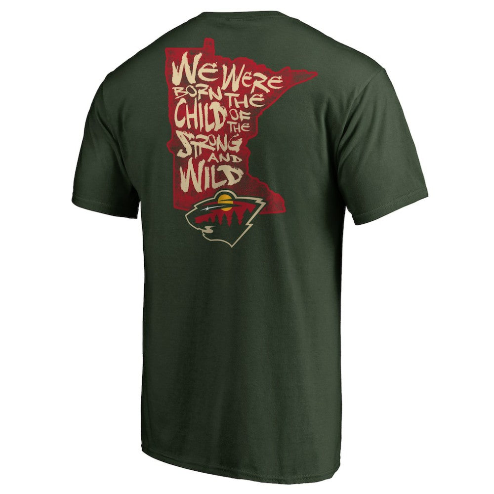NHL Green Minnesota Wild Hometown Collection State Chant T-Shirt