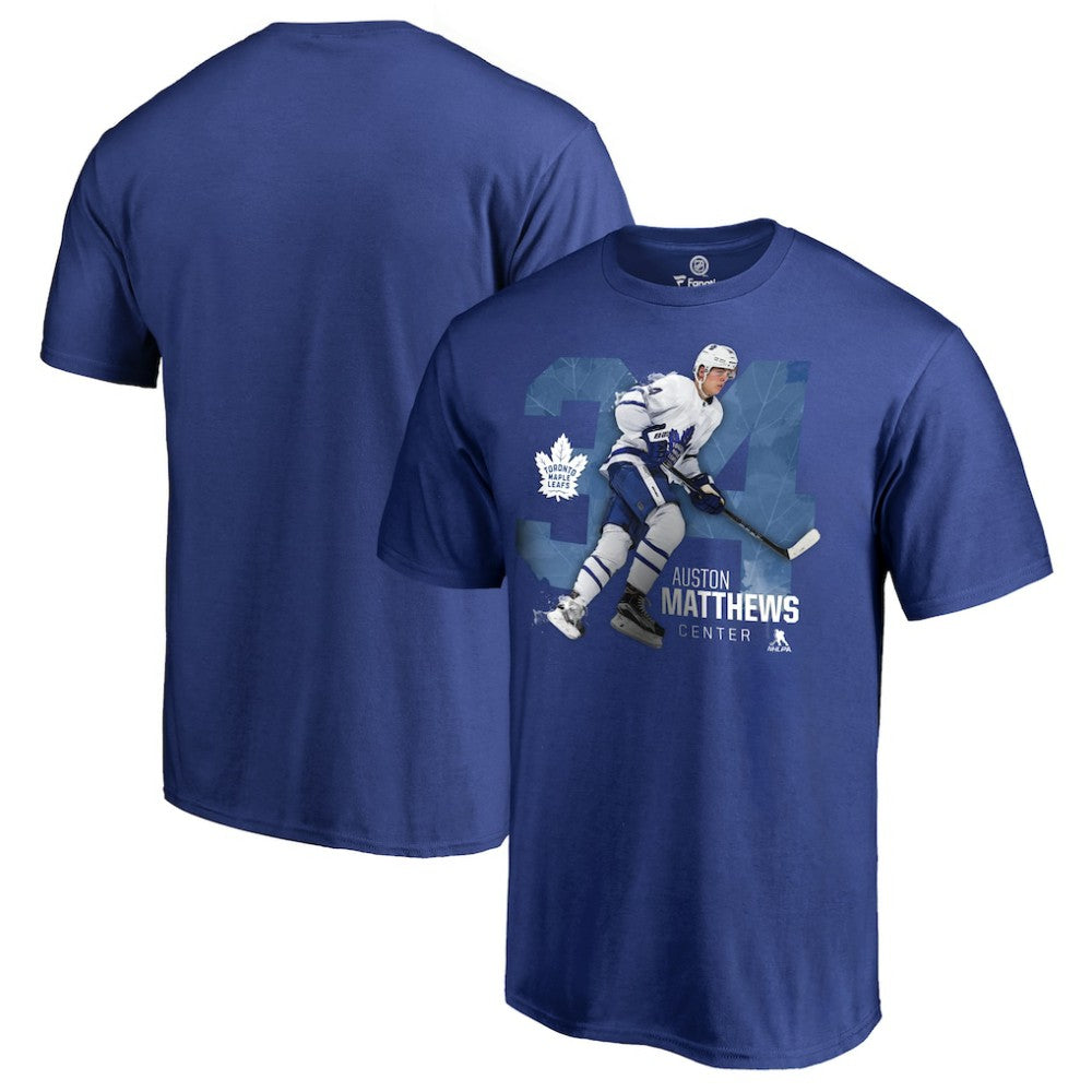 NHL Royal Auston Matthews Toronto Maple Leafs Core Player T-Shirt