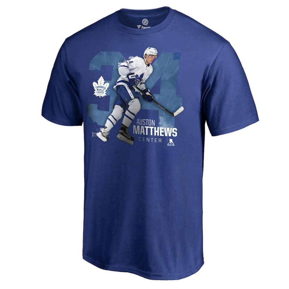 NHL Royal Auston Matthews Toronto Maple Leafs Core Player T-Shirt