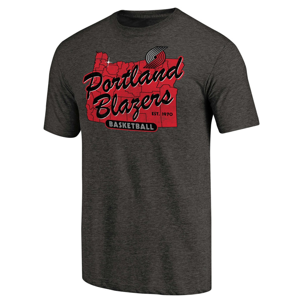 NBA Portland Trail Blazers Hometown Collection Old Town 2 Tri-Blend T-Shirt