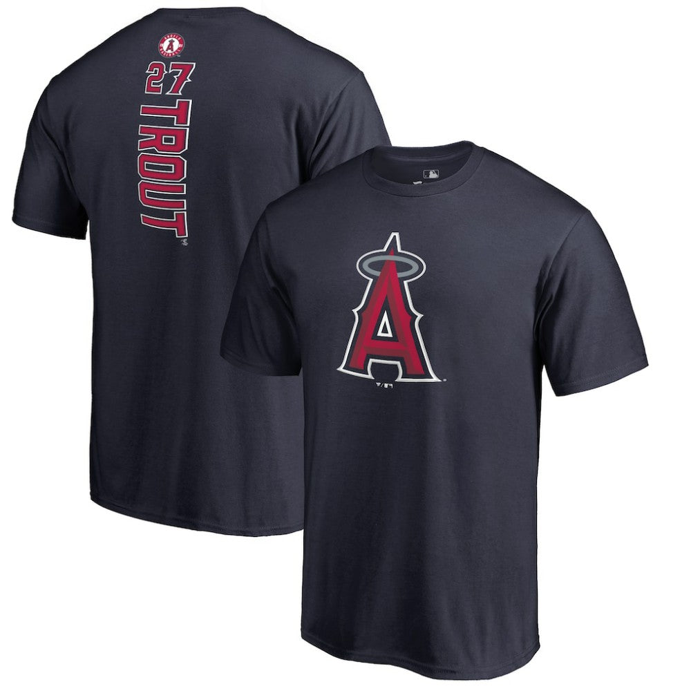 MLB Mike Trout Los Angeles Angels Backer T-Shirt