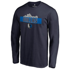 NBA Dallas Mavericks Hometown Collection Skyline Long Sleeve T-Shirt sale