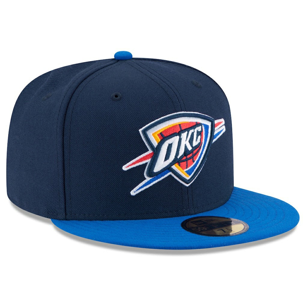 NBA Oklahoma City Thunder Team Color 2Tone 59FIFTY Fitted Hat