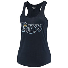 MLB Tampa Bay Rays Soft as a Grape Women's Plus Size Swing for the Fences Racerback Tank Top